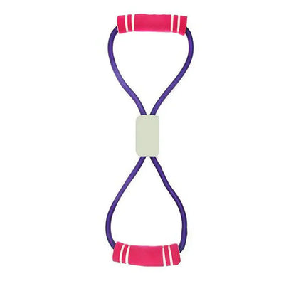 Yoga Elastic Band Home Fitness Equipment Portable Upgraded Shoulder Opening And Back Beautification 8-Line Tension Rope