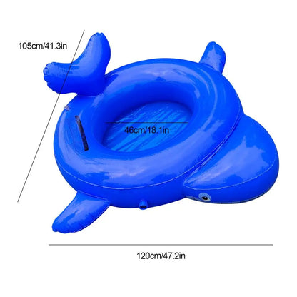 Summer Inflatable Spray Water Mat Pool Whale Toy Outdoor Parent-child Beach Lawn Play Water Children Shower Pool