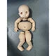 16inch Unfinished Unpainted Reborn Doll Kit Peeka DIY Doll parts with Belly and Cloth Body