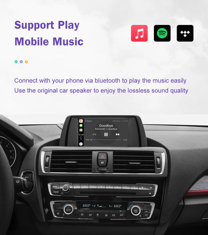 WirelessCarPlay For BMW Series 1 2 F20 F21 F22 F23 F45 2012-2020 NBT EVO with Android Auto Mirror Link AirPlay Car Play