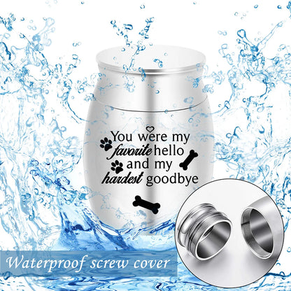 Pet Memorial Small Urn for Dog Ashes