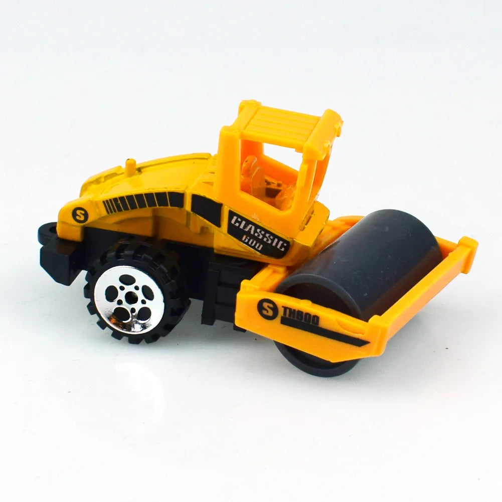 1Pc Children Car Toys Alloy Fire Truck Police Car Excavator Diecast Construction Engineering Vehicle Toys For Boys Gift