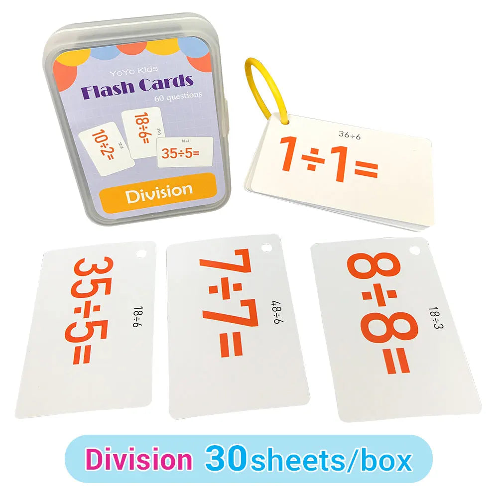 English Words Learning Flashcards for Kids 3-6 Years Reading Enlightenment Cards Educational Toys Montessori Teaching Aids