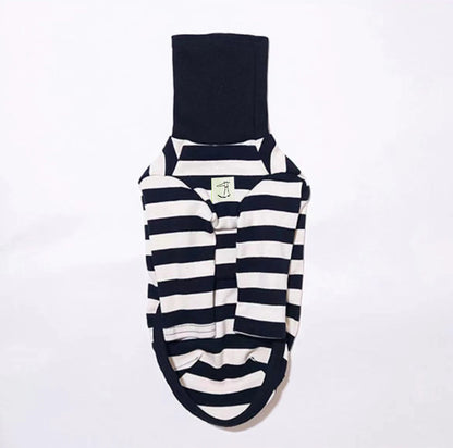 Cute High Neck Colorblock Italian Greyhound Outfit