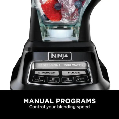 Ninja BL770 Mega Kitchen System, 1500W, 4 Functions for Smoothies, Processing, Dough,Drinks &amp; More, with 72-oz.* Blender Pitcher