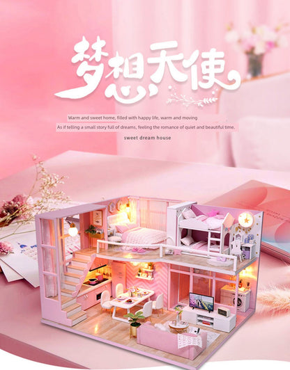 Bedroom Miniature Scene Model Making DIY Handmade