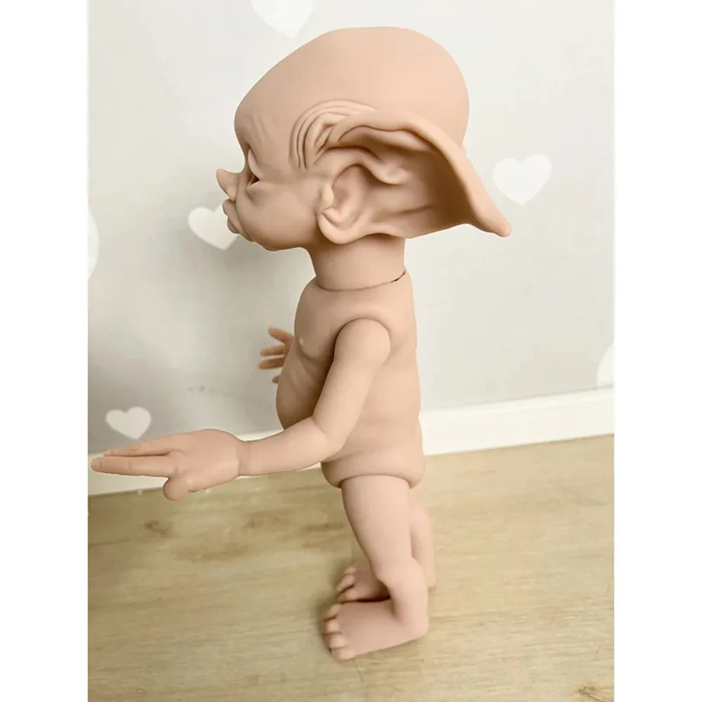 17inch Full Body Vinyl Silicone Reborn Tinky Fairy Elf Reborn Doll Kit Lifelike Soft Muñecas Reborn Baby Doll Waterproof Toys