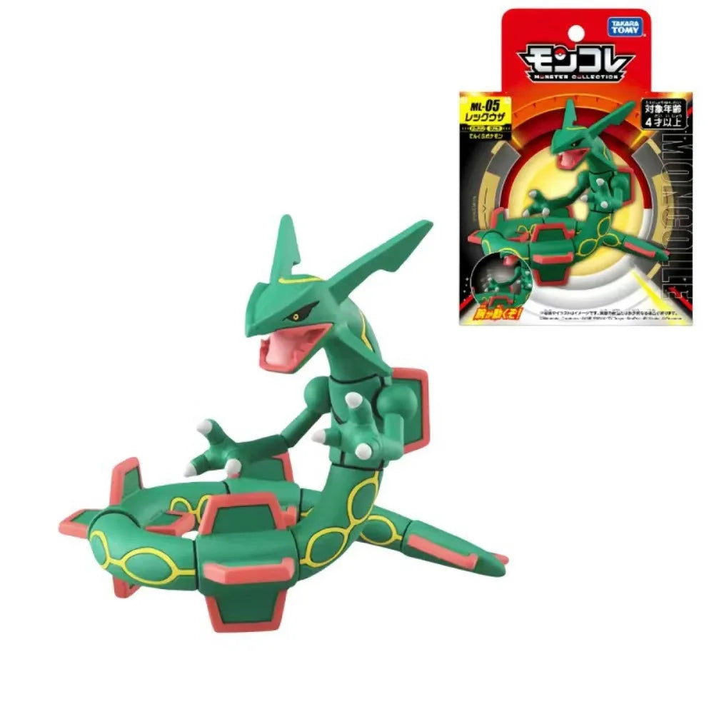 Genuine TAKARA TOMY Pokemon ML Series Ho-Oh Lugia Groudon Kyogre Rayquaza Figurines Handheld Model Ornaments Toy Birthdays Gift