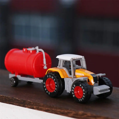 Children Kids Alloy Construction Excavator Tractor Dump Truck Farmer Vehicle Engineering Car Model Model Car Toys Tractor Toy