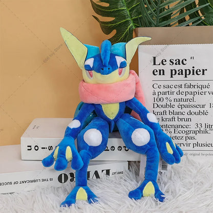 33CM Pokemon Plush Greninja Soft Stuffed Toys Anime Animal Pocket Monster Doll Soft Stuffed Toys Children Kids Birthday Gifts