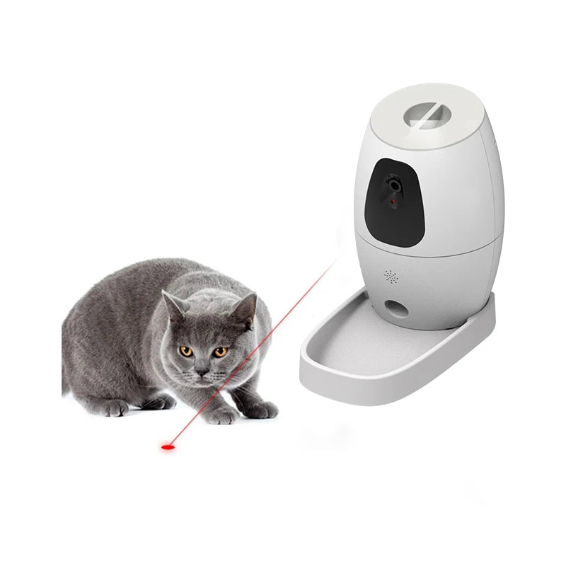 Smart Automatic Dog Camera Treat Dispenser, Pet Feeder with Camera, Remote Control App, Wi-Fi