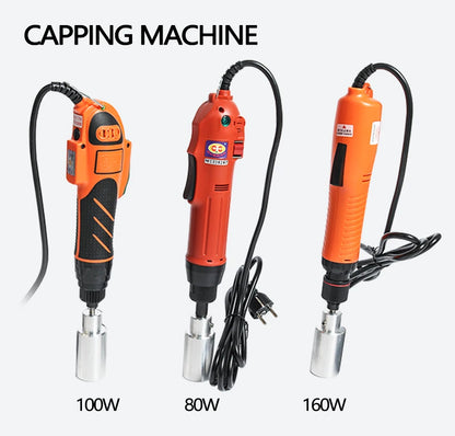 ZONESUN Bottle Capping Machine Wearable electric sealing bottles Cap tightener Capper Screwing 10-50mm