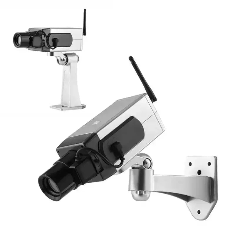 Bullet Dummy Fake Surveillance Security Camera Auto Movement Dummy Camera for Indoor & Outdoor