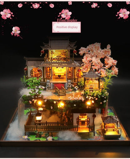 Chinese Style Fairyland House Ancient Architecture DIY Cottage