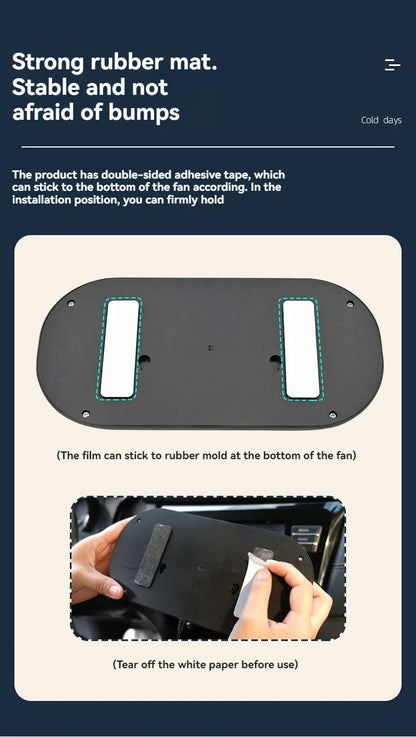 The sedan is a universal double-headed fan van with a large wind power electric fan for cooling