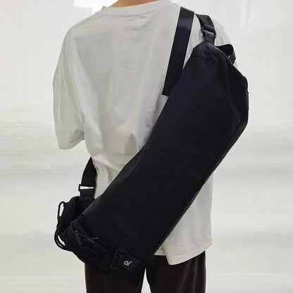 Yoga Mat Storage Bag Sports Equipment Storage Oxford Cloth Yoga Mat Handbag Women Large Pocket Sports Adjustable Width Strap