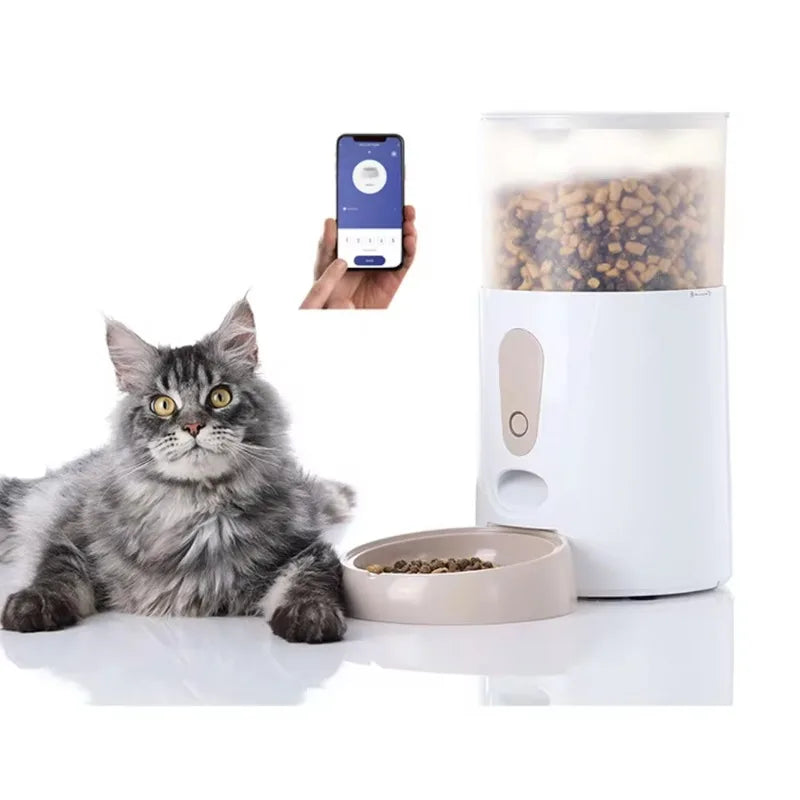 Newly Developed Pet Supplies Smart Electronic Wifi APP Remote Control Automatic  Feeder