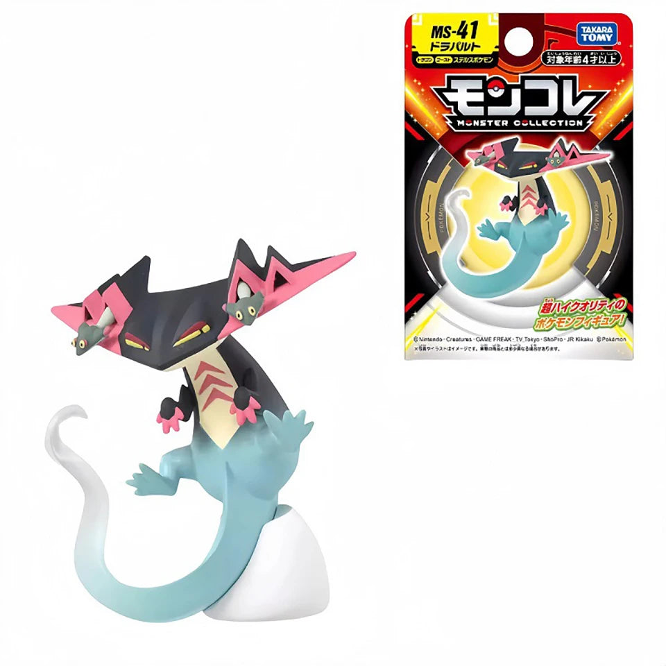 Genuine TAKARA TOMY Pokemon MS Series Inteleon Meowscarada Garchomp Psyduck Piplup Sprigatito Fuecoco Tinkaton Ornaments Models