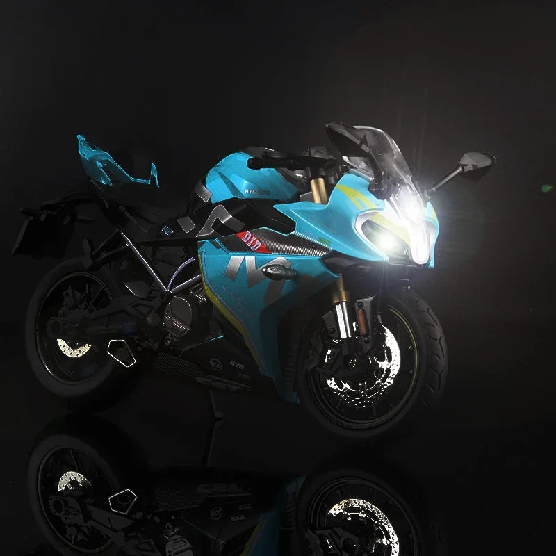 1:12 Spring Breeze CF 250SR Diecast Motorcycle Model Toy Replica With Sound &amp; Light birthday  christmas gift Collection bike