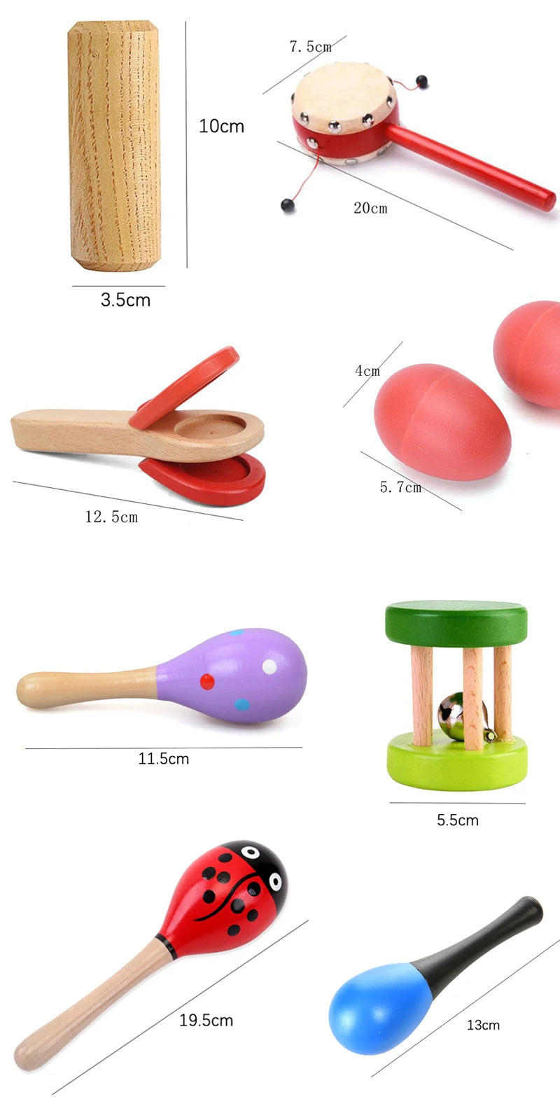 Baby Music Toys Children Musical Instruments Kids Learning Education For 3 4 5 6 Years Old Boys Girls Kinder Spielzeug