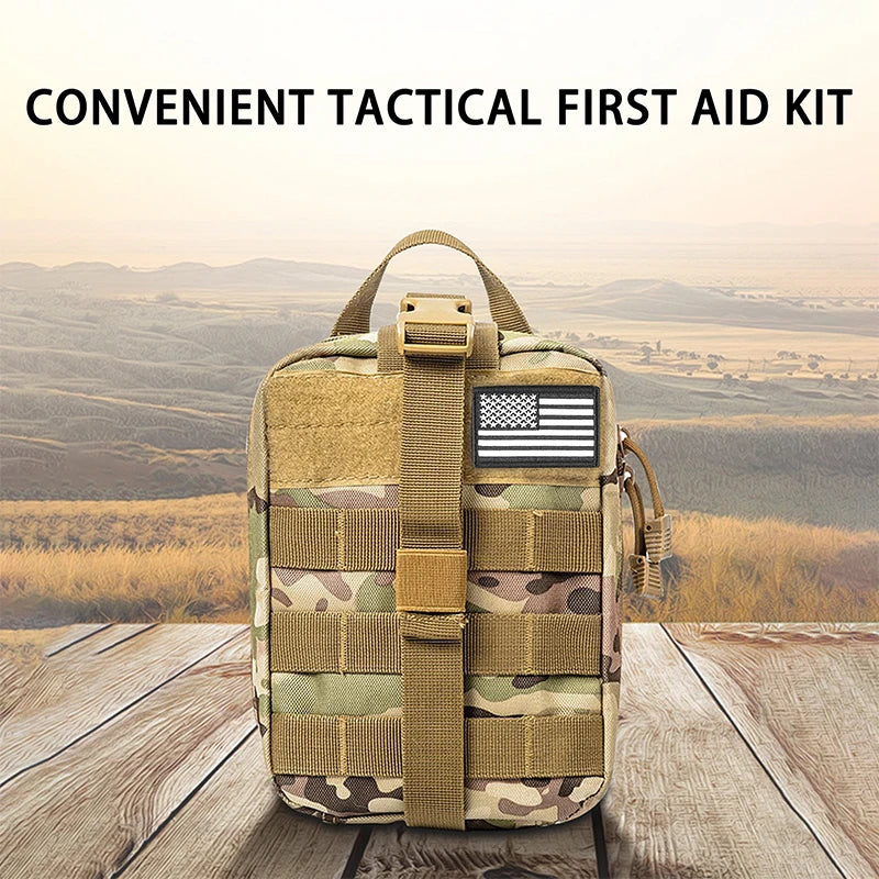 Tactical Medical Pouch First Aid Kit Outdoor Hunting Survival Emergency Tourniquet EDC Moll Bag Survival Gear