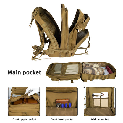TOPX Outdoor Waterproof Backpack 45L