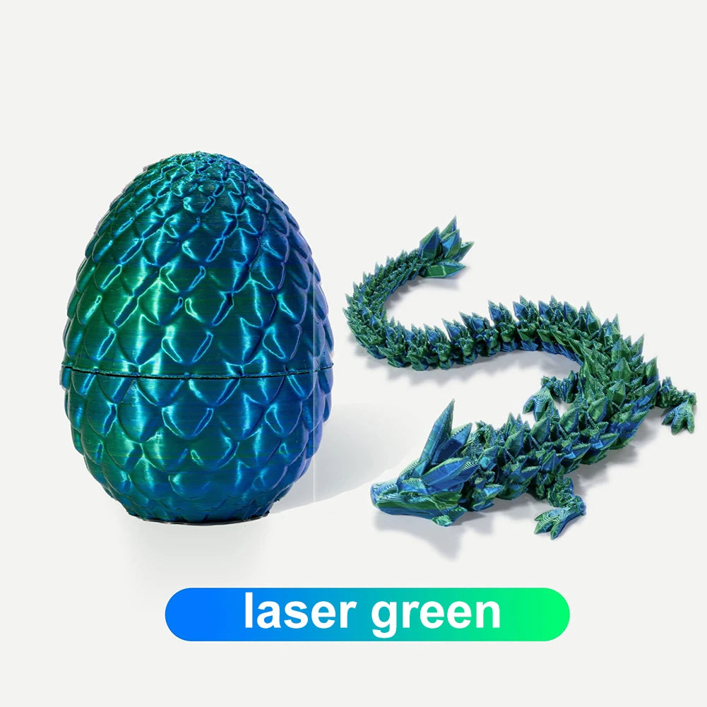 3D Printed Dragon Egg Relief Anxiety Dragon Fidget Toy Executive Dragon Fidget Desk Toys Home Office Decor Toys for Kids Gifts