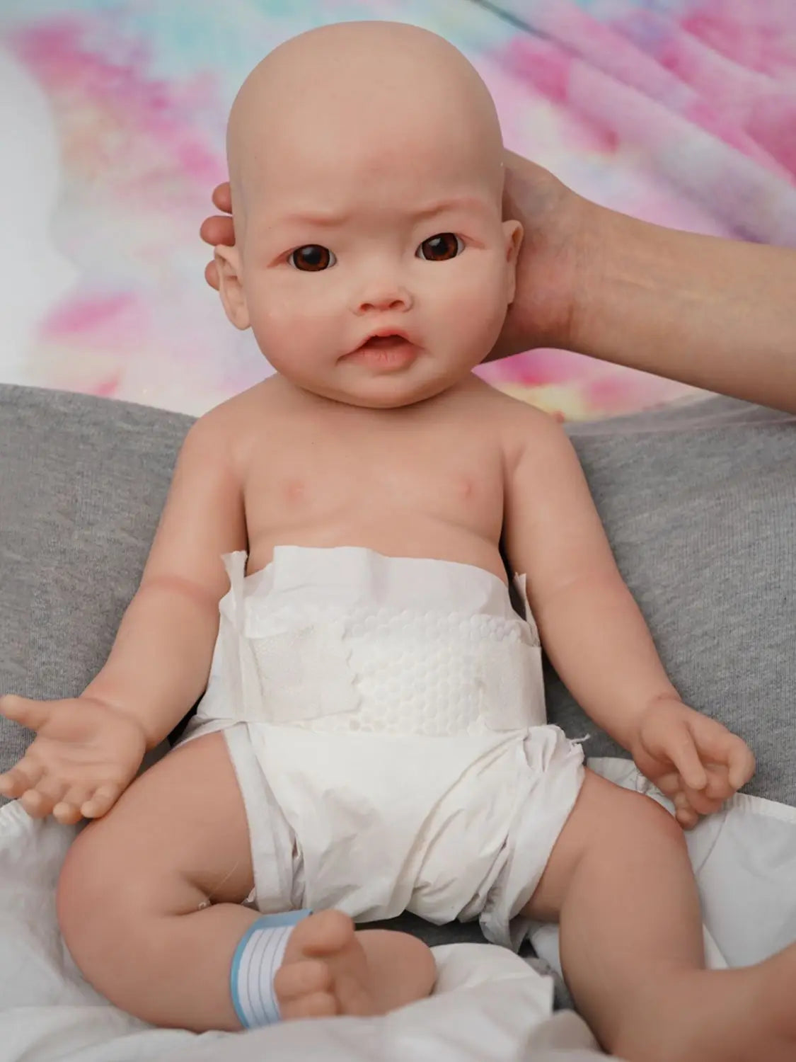 17&quot; Micro Preemie Full Body Silicone Baby Doll &quot;Harper&quot;Lifelike Mini Reborn Doll Surprice Children Anti-Stress My Melody