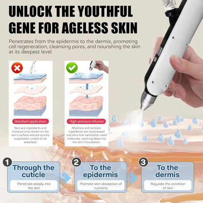 jet peel care Ampoule whitening facial ACID PEELING HYDRO CONCEENTRATE ANTI-AGING oxygen deep cleaner skin water