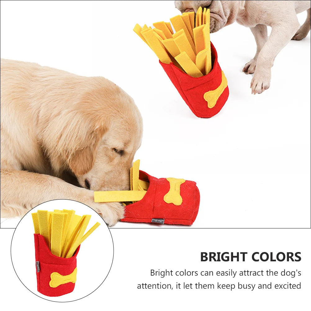 Pet Sniffing Toys Pets Squeaky Dog Food Container Slow Feeder Training Playing Puppy Interactive Supply Plush Treat Dispenser