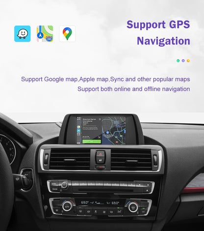 WirelessCarPlay For BMW Series 1 2 F20 F21 F22 F23 F45 2012-2020 NBT EVO with Android Auto Mirror Link AirPlay Car Play