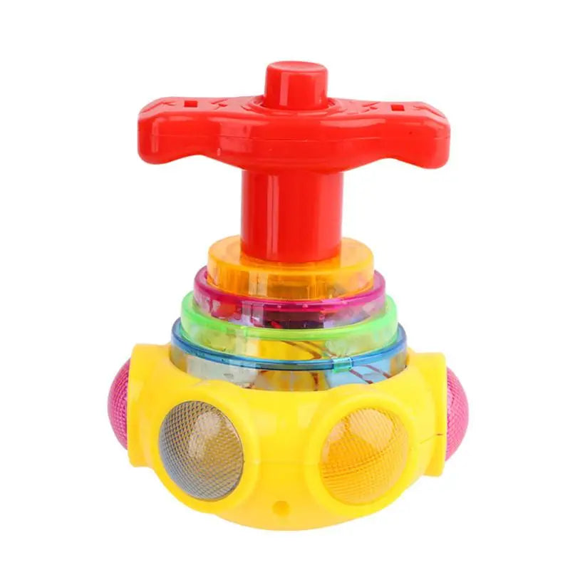 Gyro Toy Colorful Flashing Gyro Music Spinning Toy With Launcher For Children Gifts Kids Toys Jouets Et Loisirs