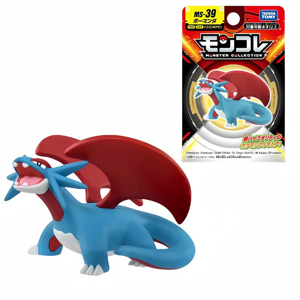 Genuine TAKARA TOMY Pokemon MS Series Inteleon Meowscarada Garchomp Psyduck Piplup Sprigatito Fuecoco Tinkaton Ornaments Models