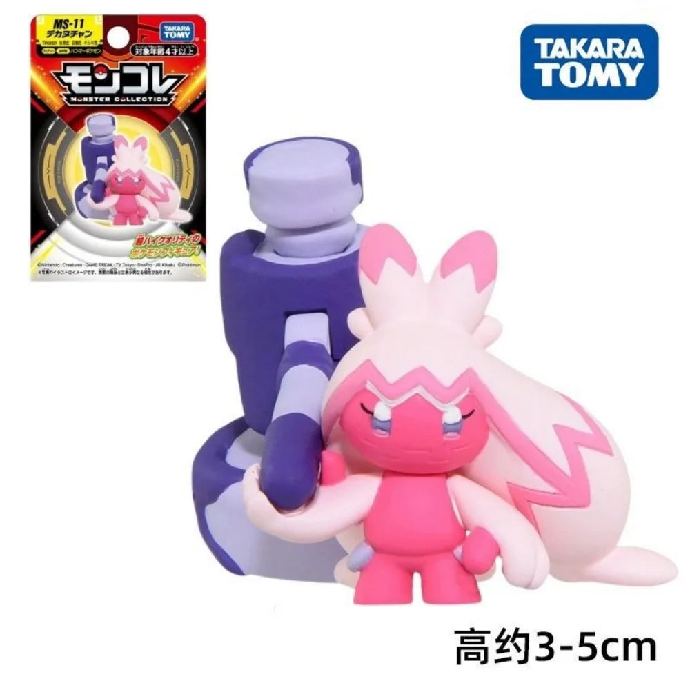 Genuine TAKARA TOMY Pokemon MS Series Inteleon Meowscarada Garchomp Psyduck Piplup Sprigatito Fuecoco Tinkaton Ornaments Models