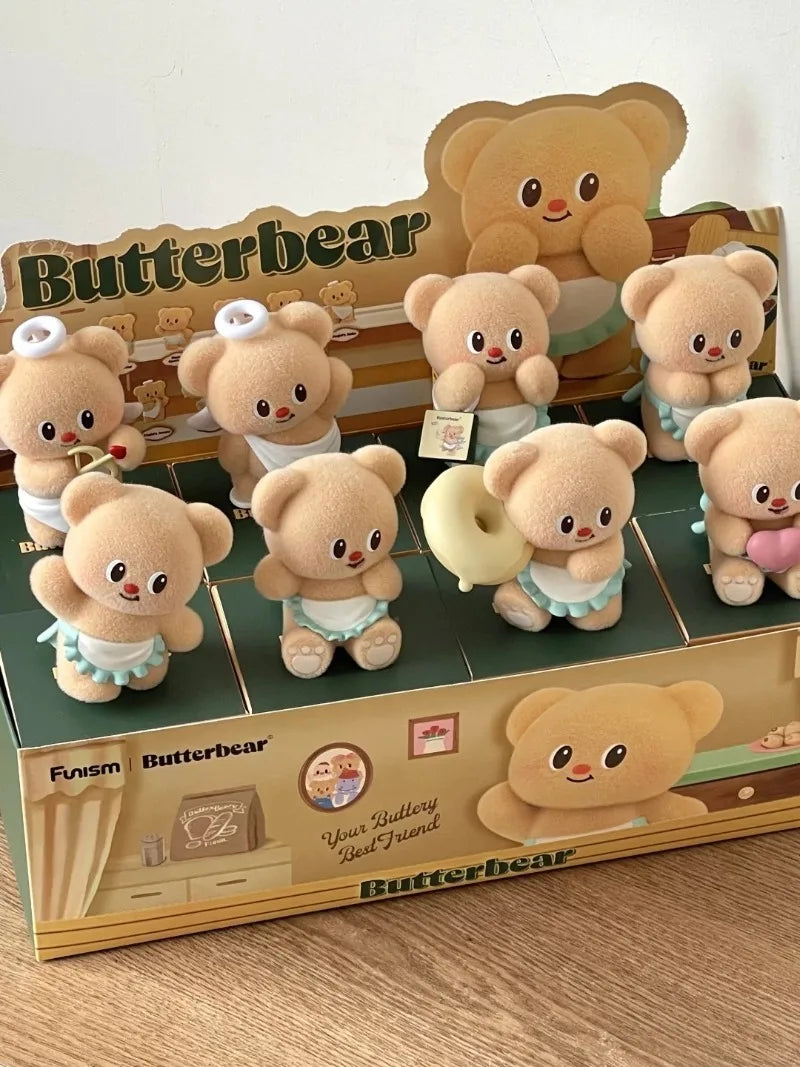 Butter Bear Business Day Series Blind Box Anime Figure Cartoon Cute Toy Mystery Box Collection Doll Ornament Girl Surprise Gifts