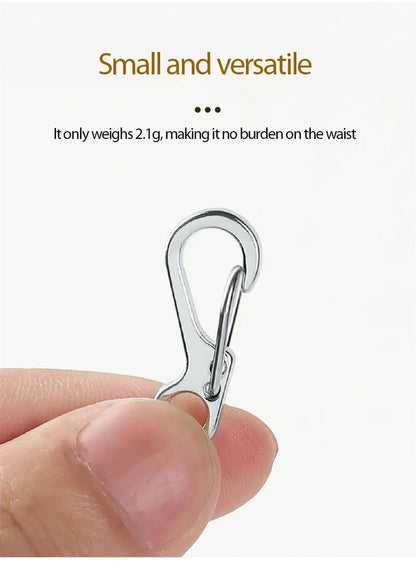 EDC SF Gear Mini Spring Hang Mountain Climb Paracord Quickdraw Carabiner Tactical Keyring Survive Camp Clasp Hook Backpack Hike