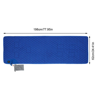 Winter Heating Mat USB Heating Sleeping Mat Camping Warming Mattress Temperature Warm Tent Sleeping Mat Foldable Sleeping Pad