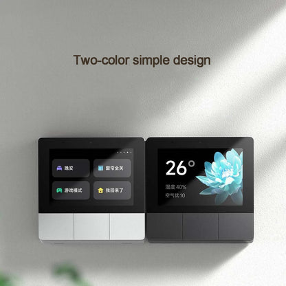 Xiaomi Smart Home Panel 3.23&quot; Touch Screen Switch Central Control Screen Built in Bluetooth Mesh Gateway Works with Mihome App