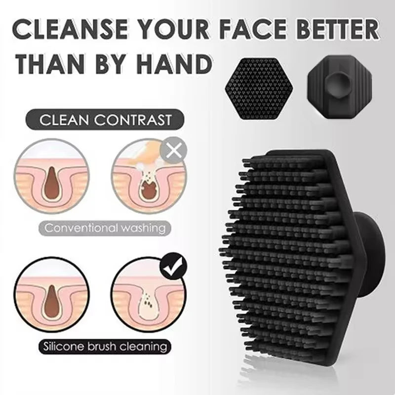 Mens Silicone Facial Cleaning Brush