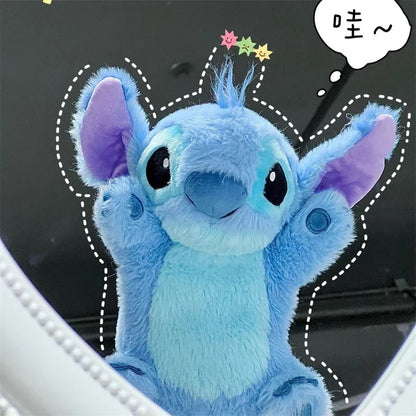 Disney Stitch Pencil Case Cute Cartoon Plush Doll Pen Container Girl&amp;Child Toys Fashion Learning Stationery Pouch Holiday Gifts