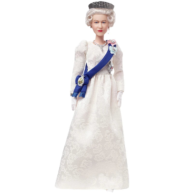 Her Majesty Queen Elizabeth II Action Figure Collection Barbie Doll Ornament Queen of England Figurine Model Toys Christmas GIft