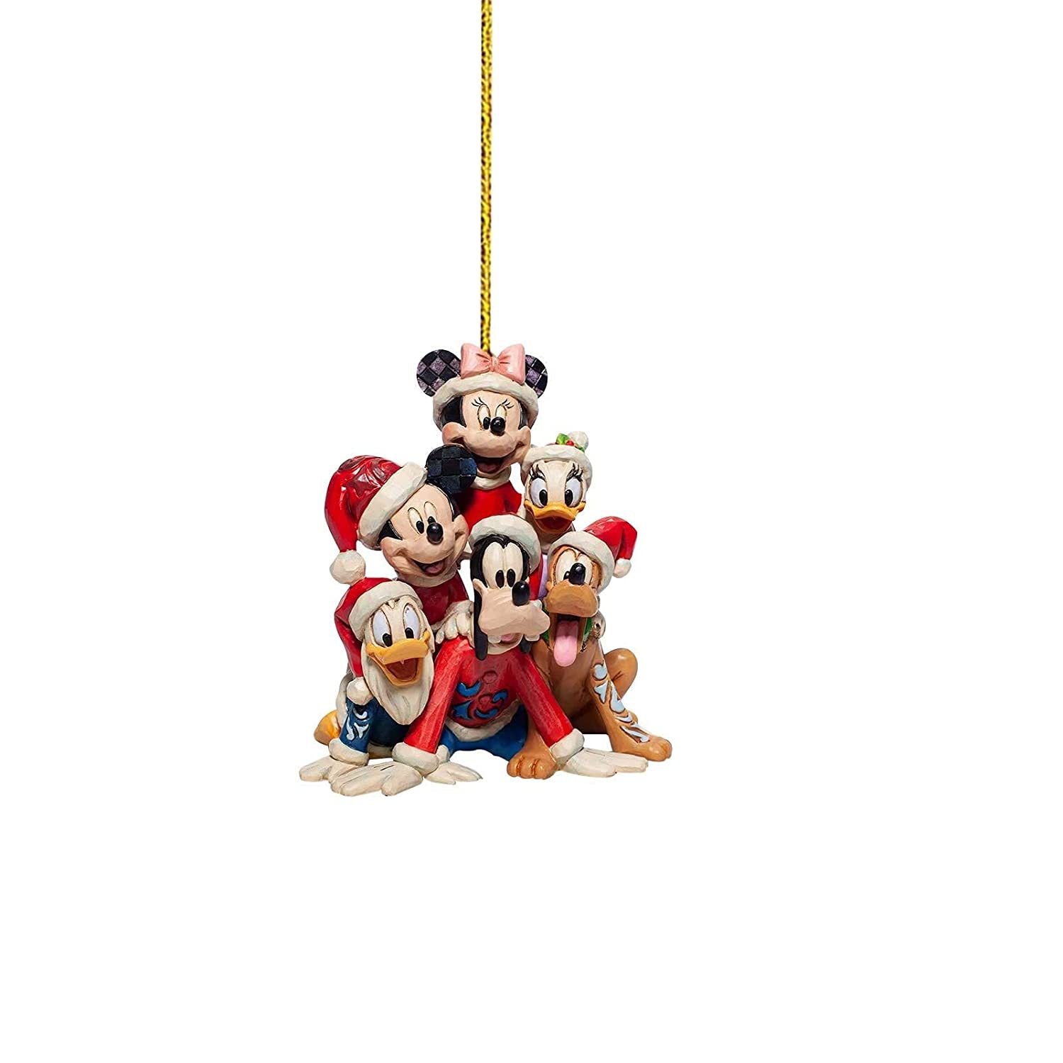 Disney Cartoon Mickey Mouse Minnie Anime Figures Christmas Decoration Acrylic Christmas Tree Acrylic Plane Pendant Kids Toys