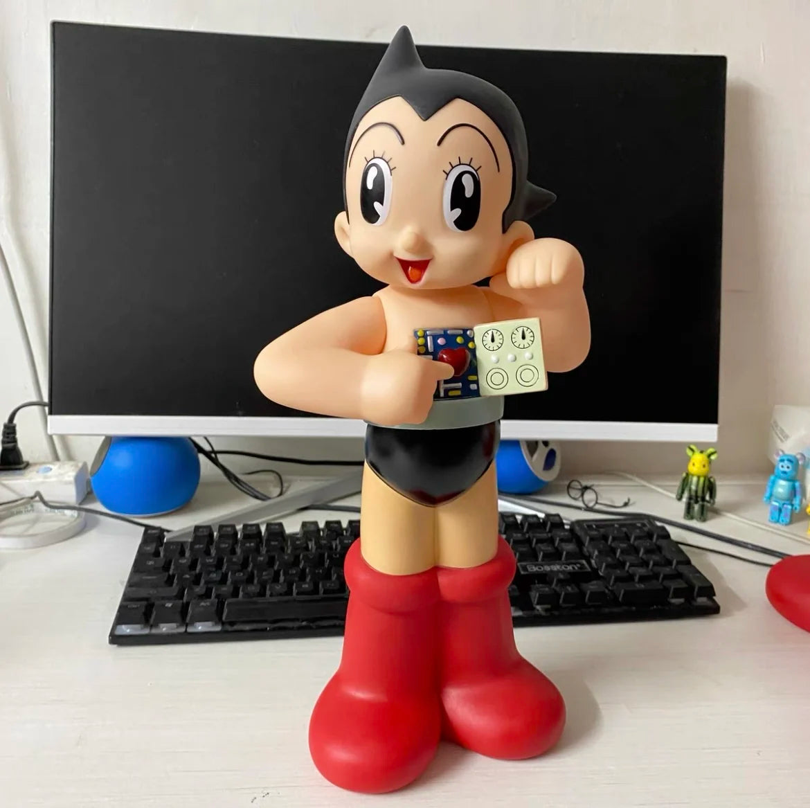 Anime AstroBoy 40CM Mighty Atom Large Figure Tetsuwan Atom Movable Action Figures PVC Statue Collection Model Toys Holiday Gifts