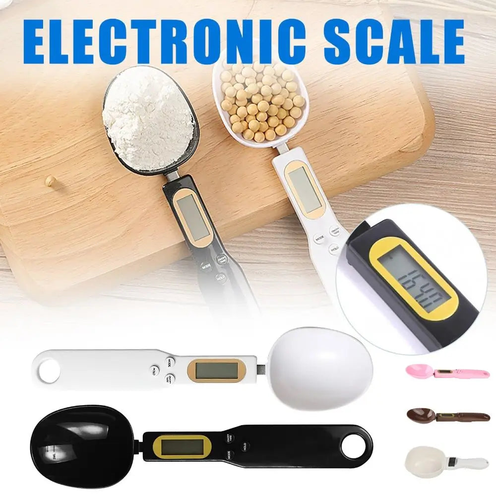 Electronic Food Measuring Scoop Scale Precise High Precision Kitchen Scale Spoon Mini With LCD Screen Pet Food Measuring Scoop