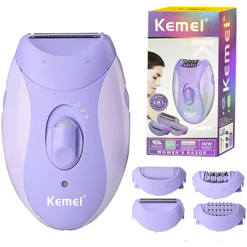 Original Kemei 4in1 Facial/Body Epilator