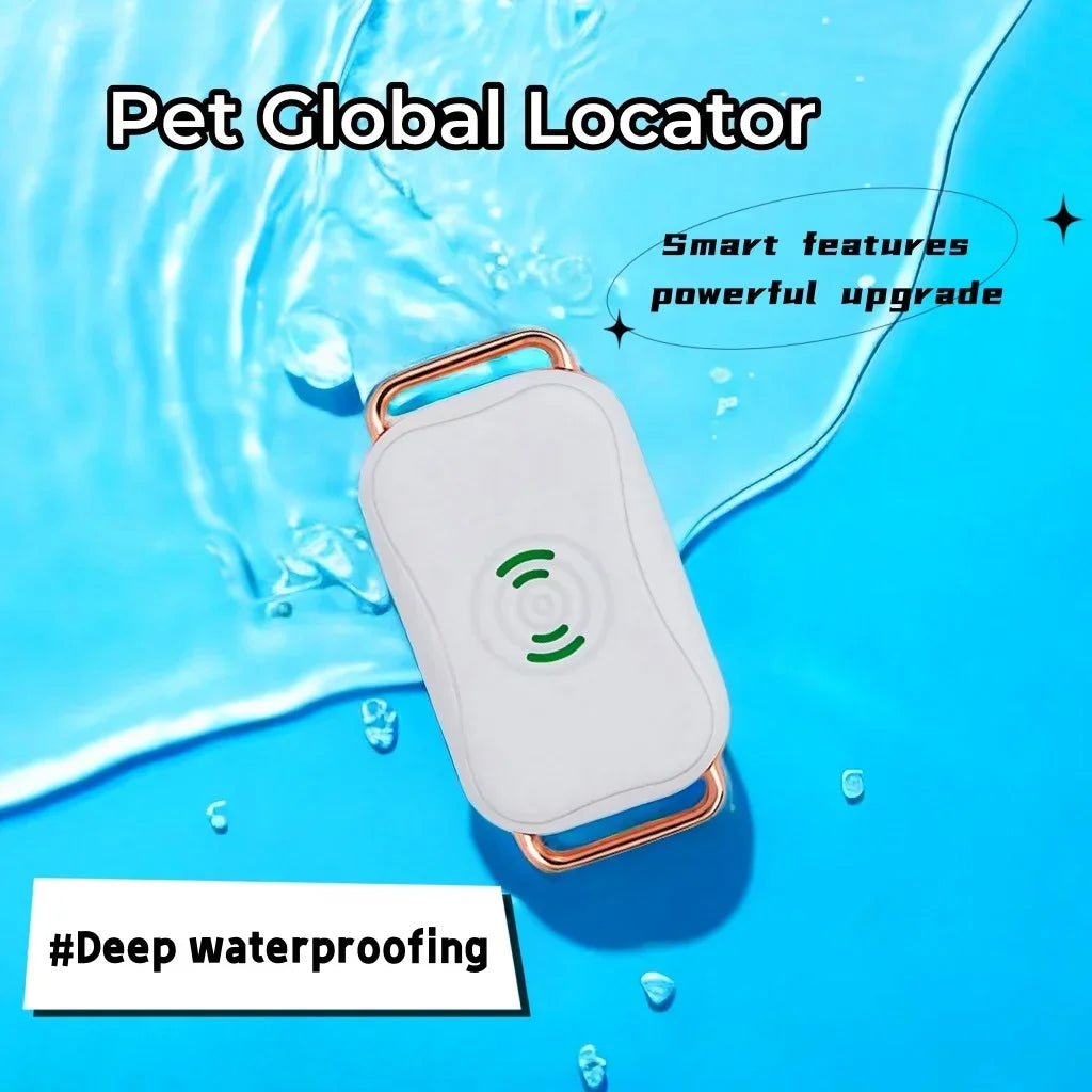 Waterproof Pet Tracker, Dog Collar, GPS Positioning, Smart activity tracker with unlimited range