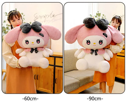 40 50 60 Cm Kawaii Large Size Demon Kuromi Plush Toys Angel Melody Doll Pillow Birthday and Holiday Gifts Cute Stuffed Toy Anime