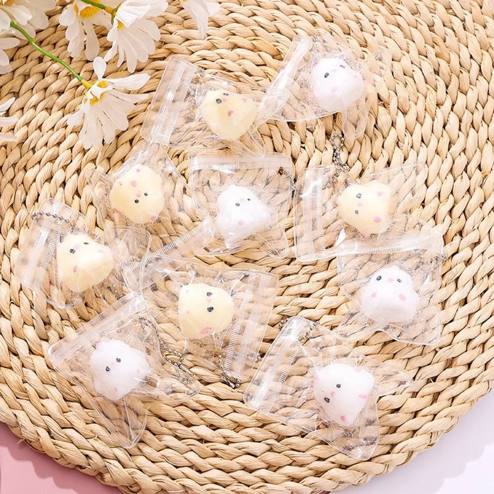 1/2Pcs Miniature Slow Rebound Relief Squeeze Toys Sticky TPR Squishy Mini Chick Stress Reliever Toys Squishy New Fidget Prop