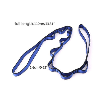 Climbing Nylon Daisy Chain Rope With Loops Yoga Hammock Hanging Strap Bandlet Camping Equipment Survival Gear