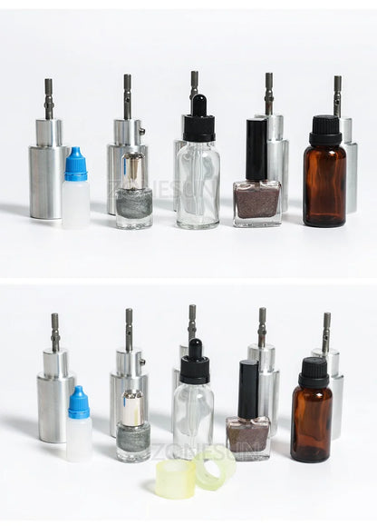 ZONESUN Bottle Capping Machine Wearable electric sealing bottles Cap tightener Capper Screwing 10-50mm